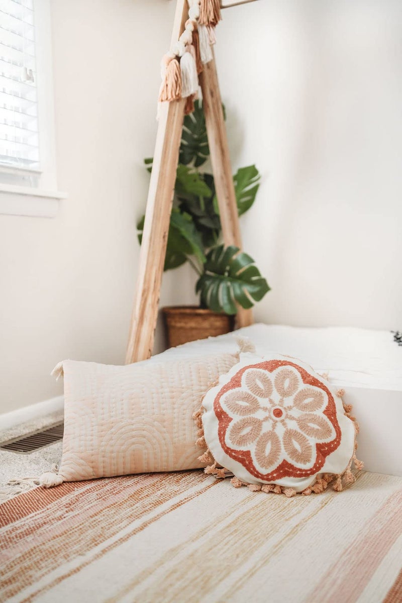 Crane BABY Crane Baby Room Decorative Pillow (Size: 30 x 30 cm, 0+ Months, Mandala, Parker Collection) - Image 4