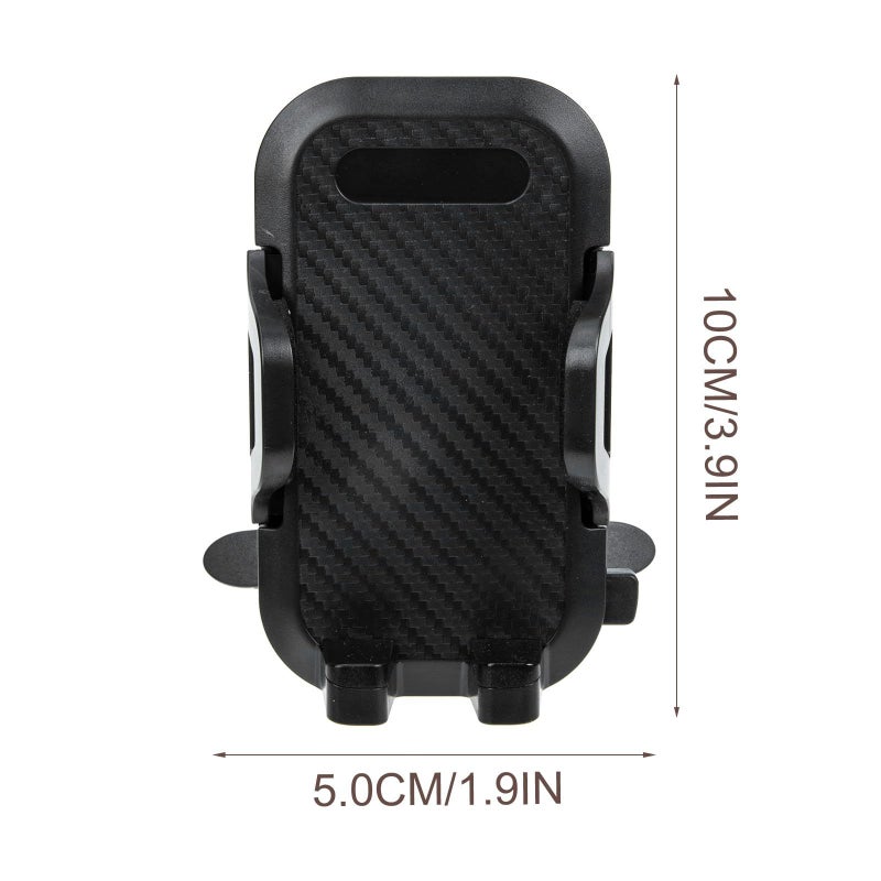 Universal Car Air Outlet Phone Holder Vehicle Phone Mount Clip Black Compatible Dashboard And Vent - Image 3