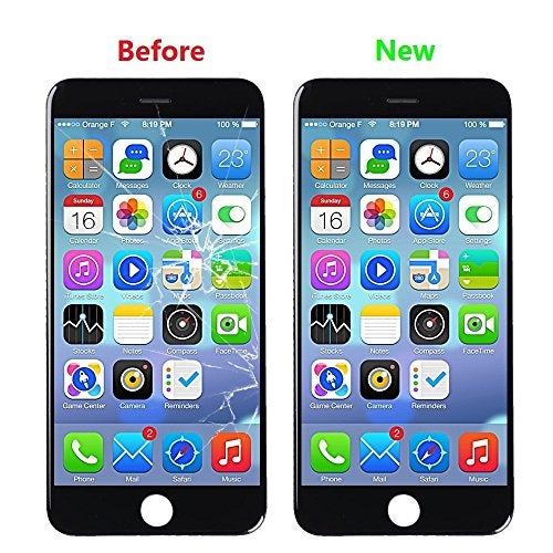 QTlier iPhone 6s Screen Replacement 4.7" Black,LCD Display & Touch Screen Digitizer with 3D Touch Full Assembly Set for iPhone 6s 4.7 inch with Repair Tool kit - Image 5