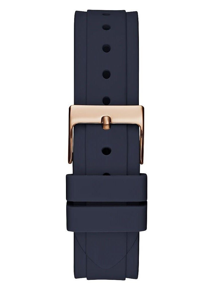 GUESS Women's Analog Round Multifunction Silicone Wrist Watch GW0484L2 - Image 4