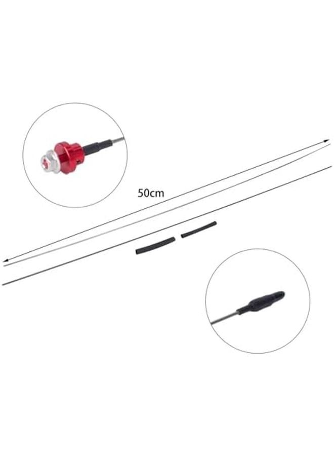 حامل الهوائي المعدني مقاس القاعدة 7 لسيارة RC كراولر SCX10 TRX4 D90 تاميا 1 10 قطع غيار السيارات - Image 4