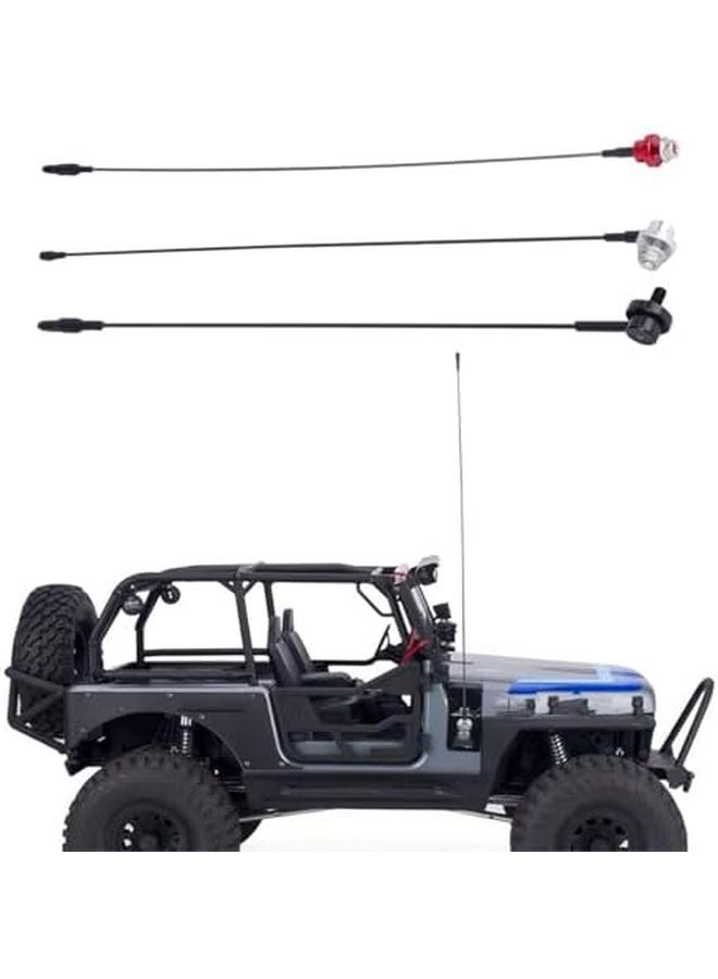 حامل الهوائي المعدني مقاس القاعدة 7 لسيارة RC كراولر SCX10 TRX4 D90 تاميا 1 10 قطع غيار السيارات - Image 3