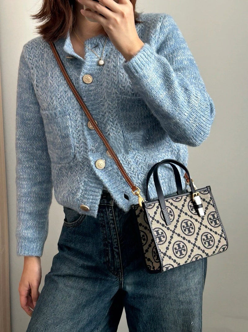 Tb Home Mini Tote Fashion All-Match Crossbody Handbag - Image 4