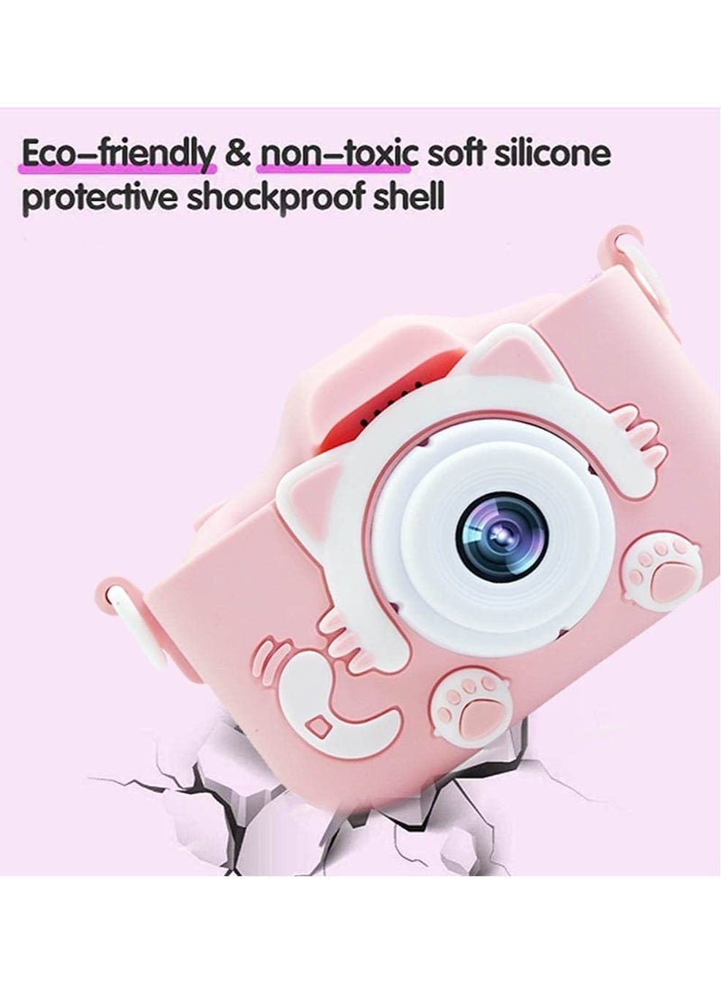 2021 Upgrade 1080P Dual Camera 2.0 Inches Screen 20MP HD Video Camcorder with [ 32 GB Memory Card ] Gifts for Child Boys Girls, Best Birthday Gift Games Toy - Image 4