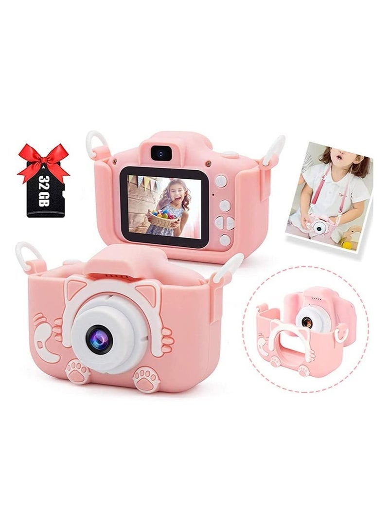 2021 Upgrade 1080P Dual Camera 2.0 Inches Screen 20MP HD Video Camcorder with [ 32 GB Memory Card ] Gifts for Child Boys Girls, Best Birthday Gift Games Toy - Image 1