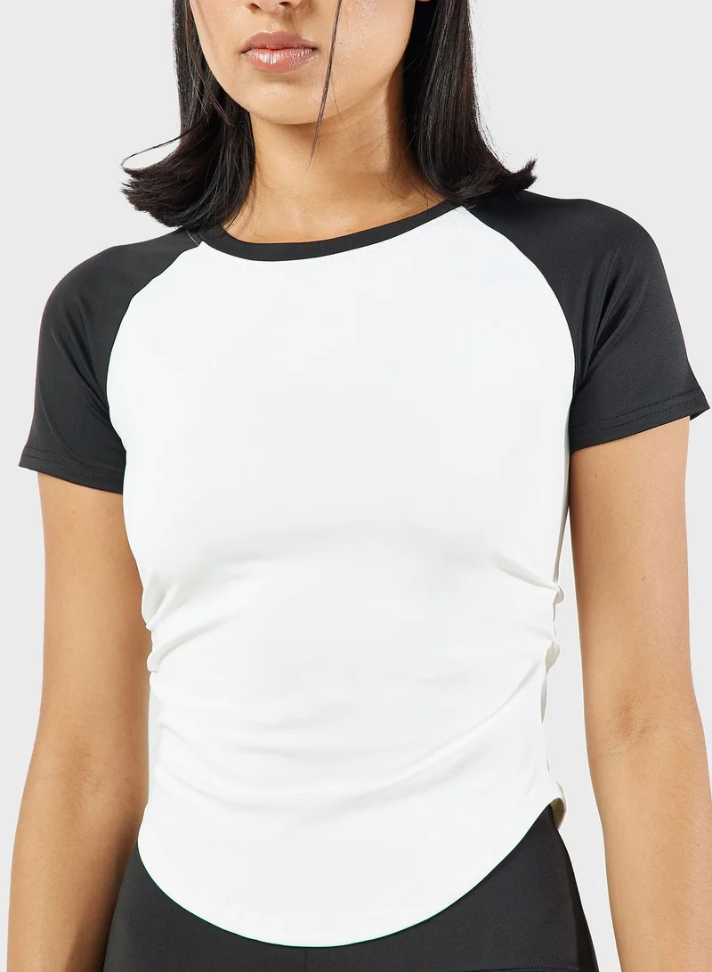 FRWD Athletic Raglan T-Shirt & Flared Pants Set