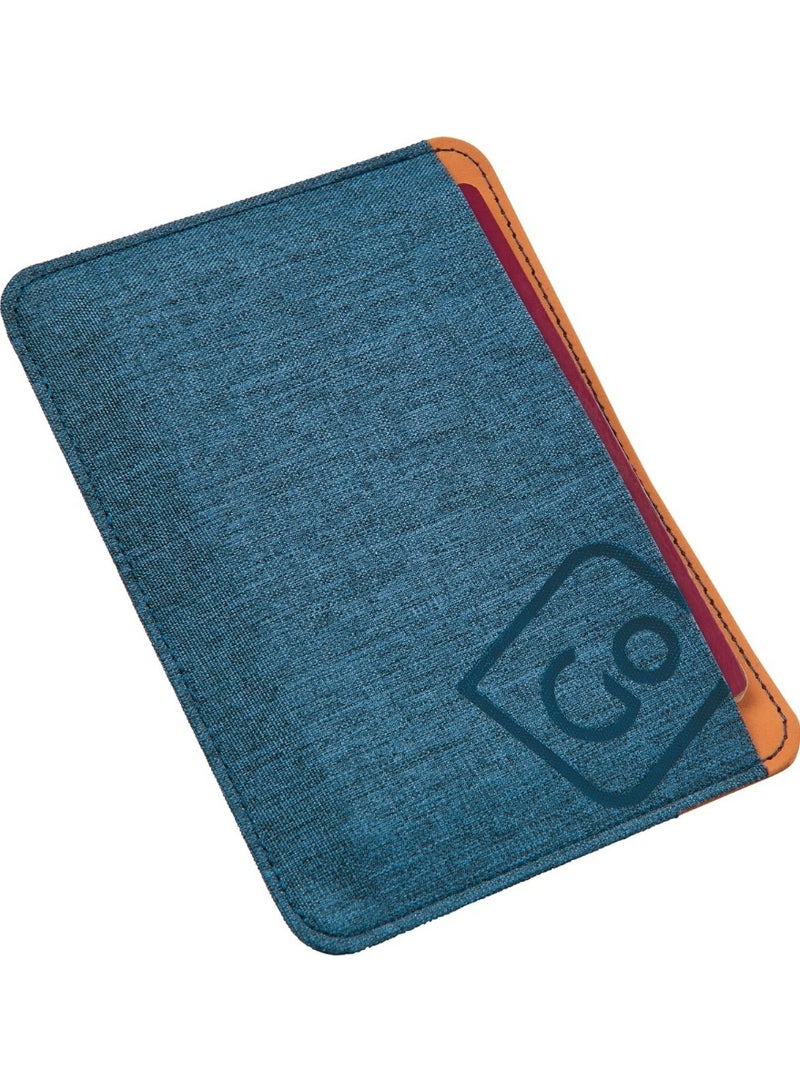 Go TRAVEL GO RFID Passport Slip GO676.101 Blue RFID Blocking Passport Holder Travel Document Wallet - Image 5