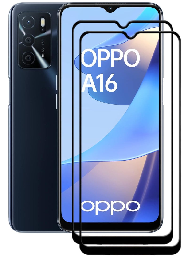 ACLIX 3 Pieces Antistatic ESD Dustproof Premium Quality High Definition Tempered Glass Screen Protector Designed For Oppo A16 - Image 1