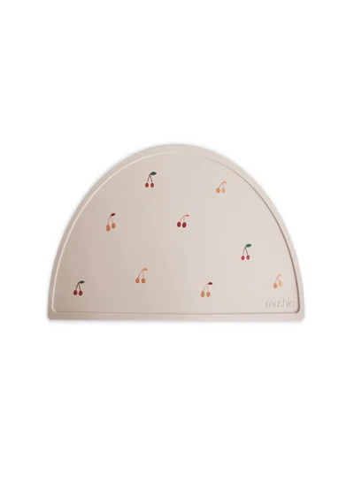 mushie Silicone Baby Place Mat - Cherries