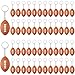 Kasyat 48 Pack Football Keychain Bulk Football Favors Mini Stress Ball Keychains for Boys and Girls Sports School Carnival Reward Theme Party Goodie Bag197 Inch - Image 2