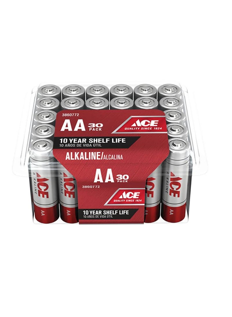 ACE Alkaline AAA Battery Pack 30Pc 