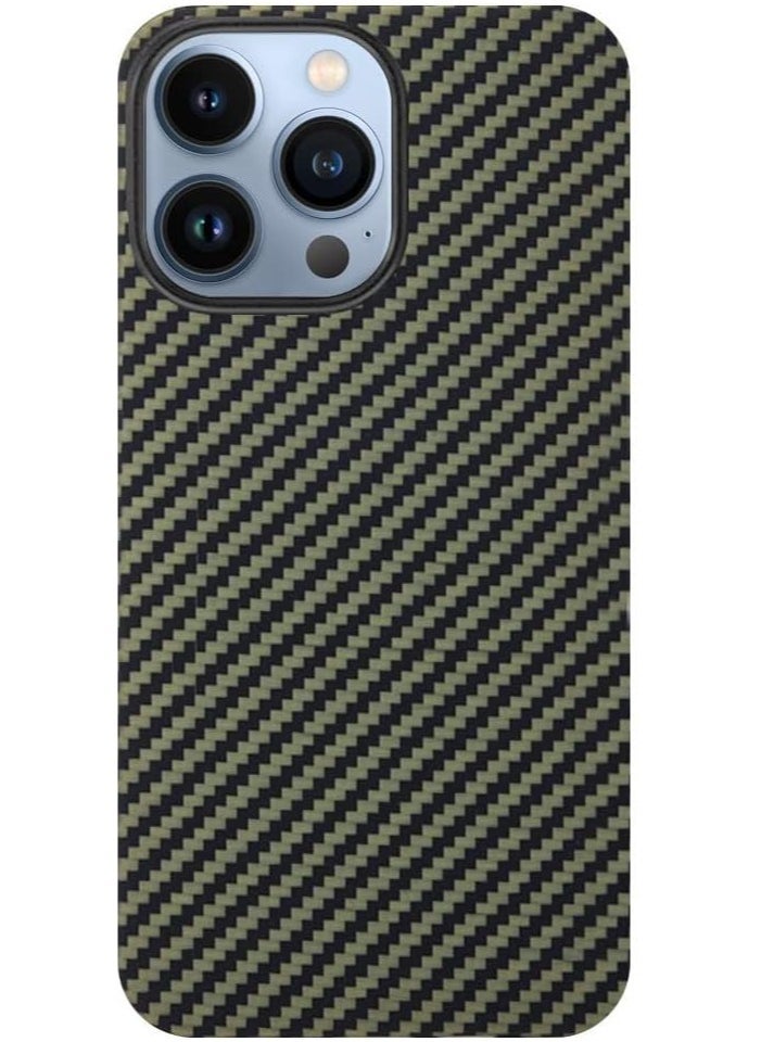 Case Compatible with iPhone 14 Pro Case 3D Skin Texture Kevlar Fiber Bulletproof Vest Cover Protective Carbon Fiber Pattern Ultra Slim - Image 1