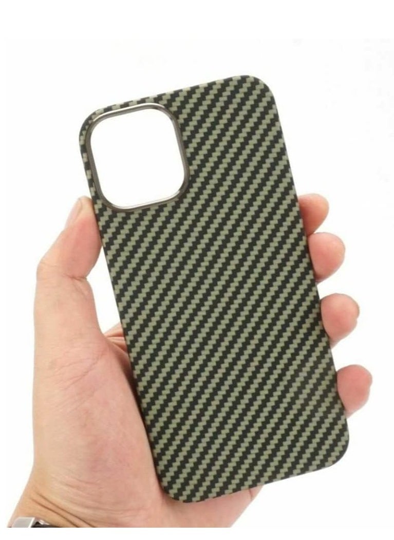 Case Compatible with iPhone 14 Pro Case 3D Skin Texture Kevlar Fiber Bulletproof Vest Cover Protective Carbon Fiber Pattern Ultra Slim - Image 2