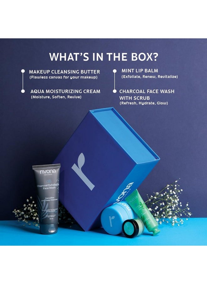 RIVONA NATURALS Rivona Naturals Oxygen Oasis Gift Set For Women & Men | | Gift Box for Every Occasion |100% Natural Rivona Products | Pack of 4  - Image 2