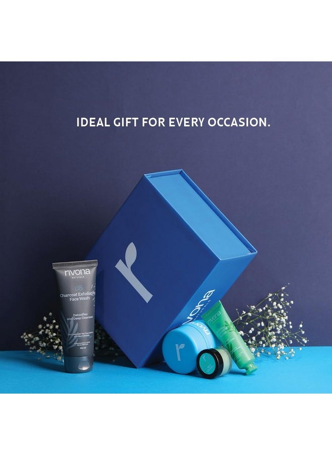 RIVONA NATURALS Rivona Naturals Oxygen Oasis Gift Set For Women & Men | | Gift Box for Every Occasion |100% Natural Rivona Products | Pack of 4  - Image 4