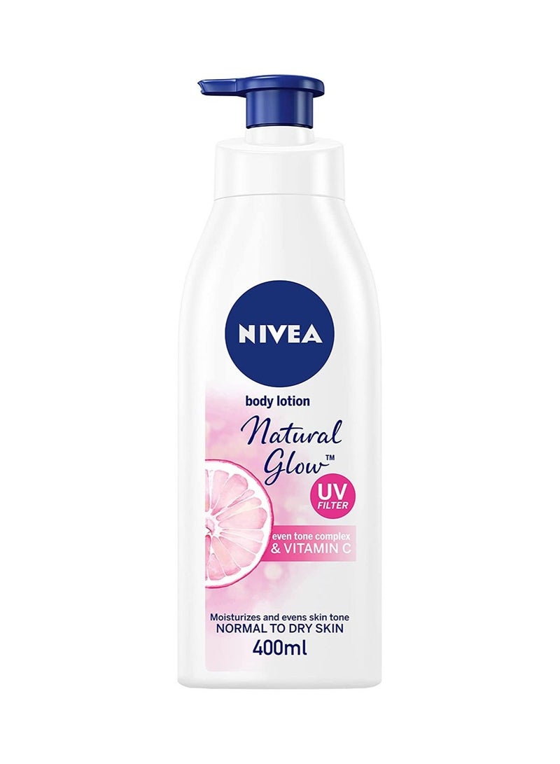 Nivea Natural Glow Even Tone Complex & Vitamin C Body Lotion 400ml - Image 1