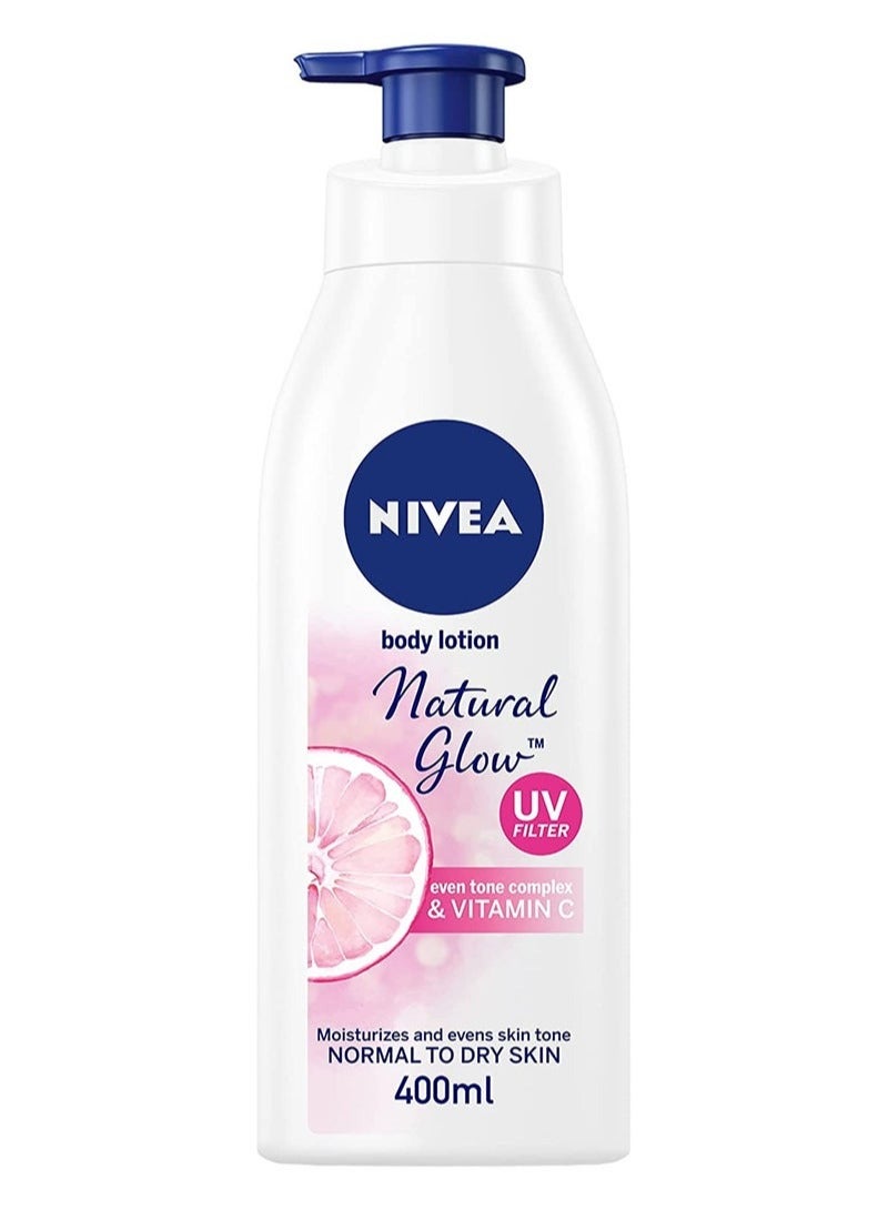 Nivea Natural Glow Even Tone Complex & Vitamin C Body Lotion 400ml - Image 2