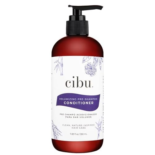 CIBU Volumizing PreShampoo Conditioner  Volume Conditioner for Fine Hair  Anti Breakage  Nutrient Rich Ginseng Soy Protein Bamboo  1183oz