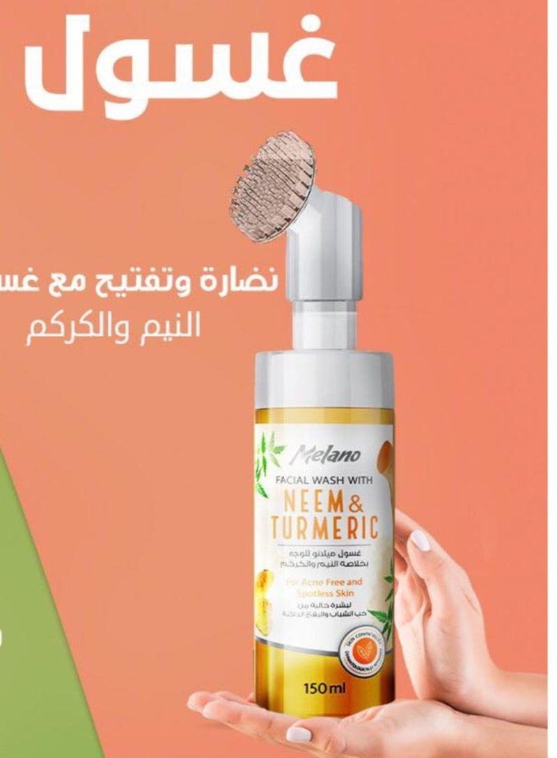 Melano Pharma Facial Wash With Neem And Turmeric 150 ml - Image 1