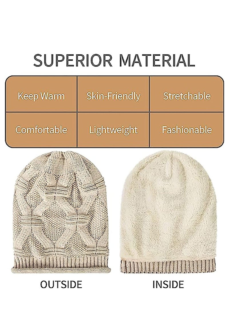 SYOSI 2 Pack Womens Slouchy Beanie Winter Knit Soft Hat For Women and Men - Image 2