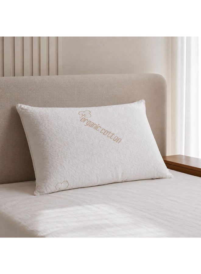 DANUBE HOME Organic Cotton Pillow - Beige, 50x70CM, For Sleep Support - Image 1