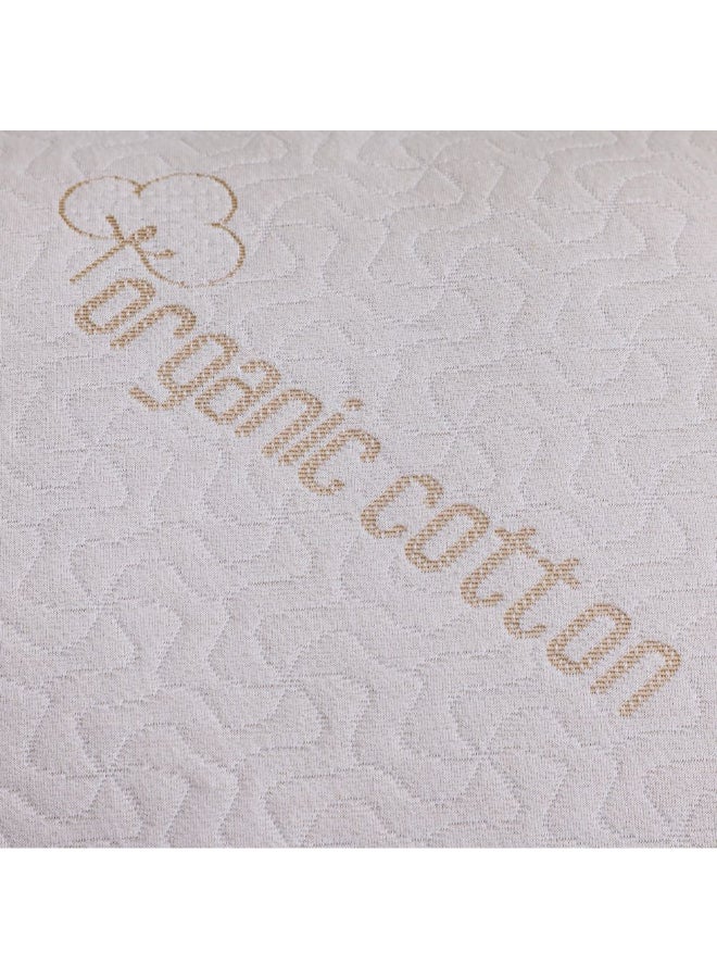 DANUBE HOME Organic Cotton Pillow - Beige, 50x70CM, For Sleep Support - Image 2