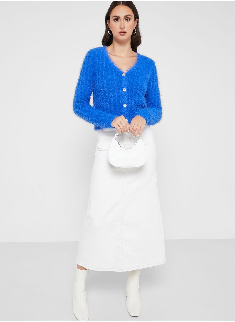 VERO MODA - Button Detail Knitted Cardigan - Image 1