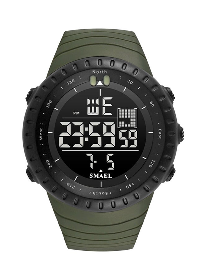 SMAEL Water Resistant Rubber Digital Watch 1237