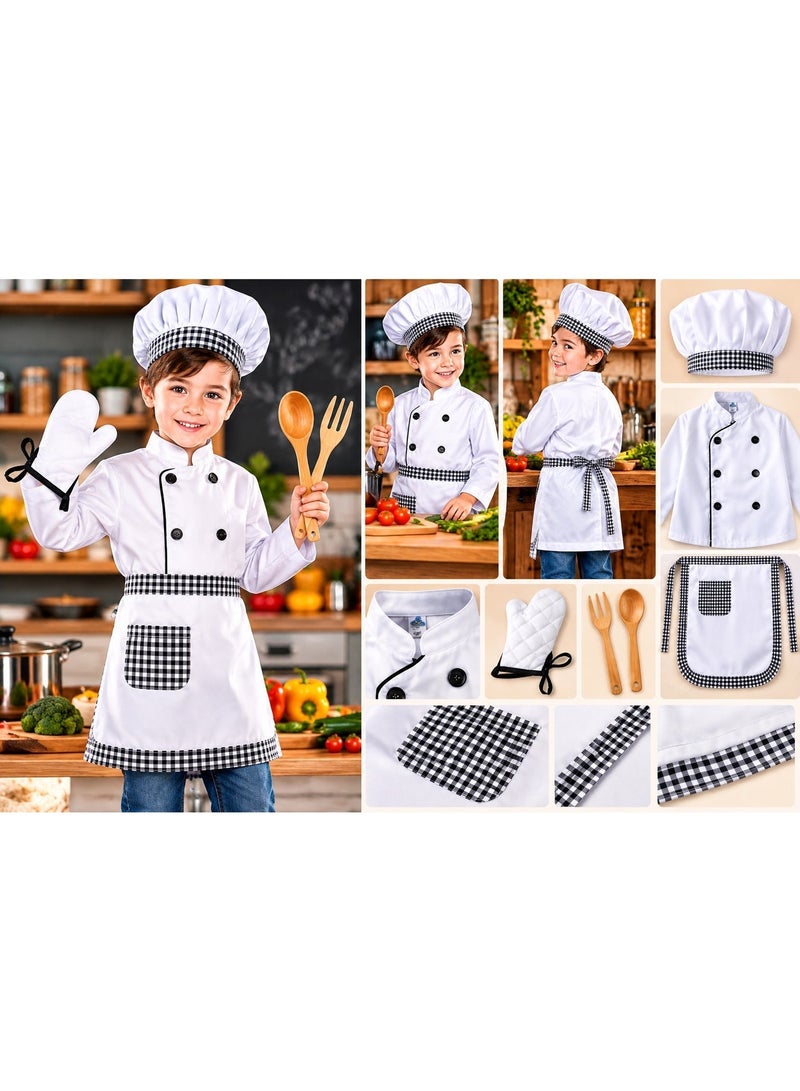 كوستوماكس Chef Costume for Kids, Cook Fancy Dress-Up Outfit for Children, Ages 6–7 Years - Image 4