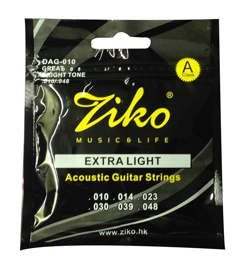 Ziko Acoustic Guitar Strings (Pack Of 3) - Image 3