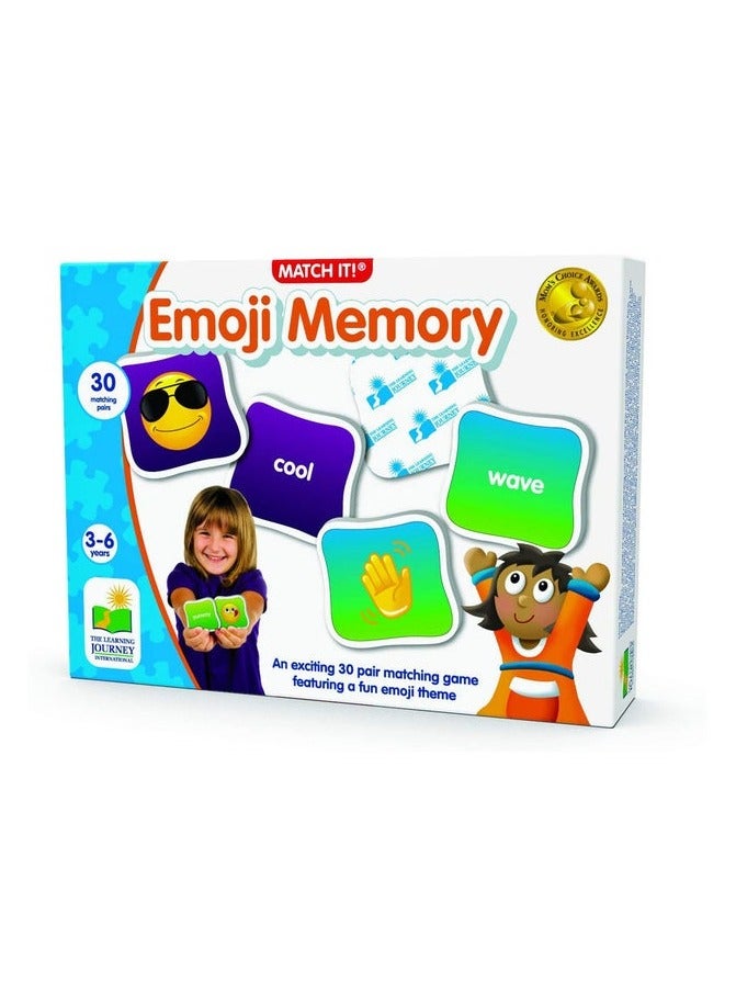 THE LEARNING JOURNEY Match It Emoji Memory - Image 1