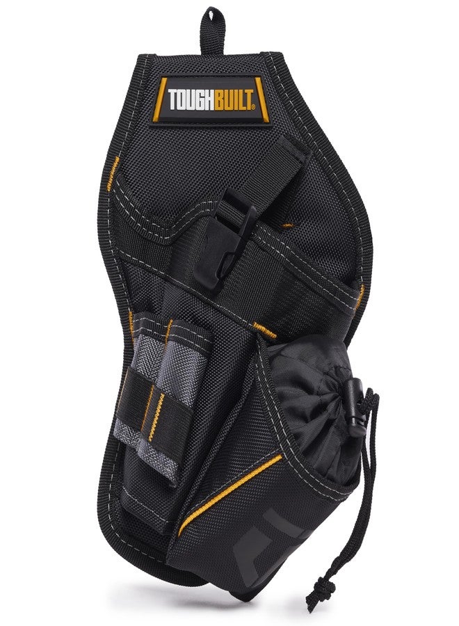 ToughBuilt - Drill Holster, Heavy-Duty Tool Holster with ClipTech Hub, Adjustable Safety Strap, Bit Pockets, and Rugged 1680D Reinforced Construction for Secure Drill Storage on The Jobsite - Image 2