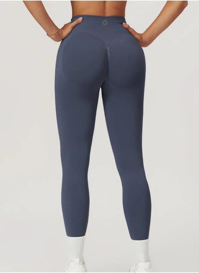 كون.يوغا Womens High Waist Contour Seamless Workout sport Leggings Yoga Pants Tummy Control Running Pants