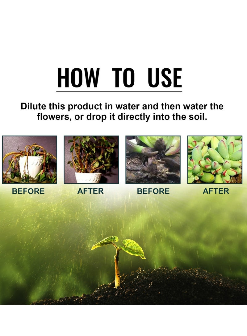 MOONSPRY 50ml Plant Activation Liquid Solution – Plant Resurrection  Growth Enhancer, Liquid Fertilizer for Seedlings, Rooting Hormones for Cuttings, Plant Growth Supplement - Image 3
