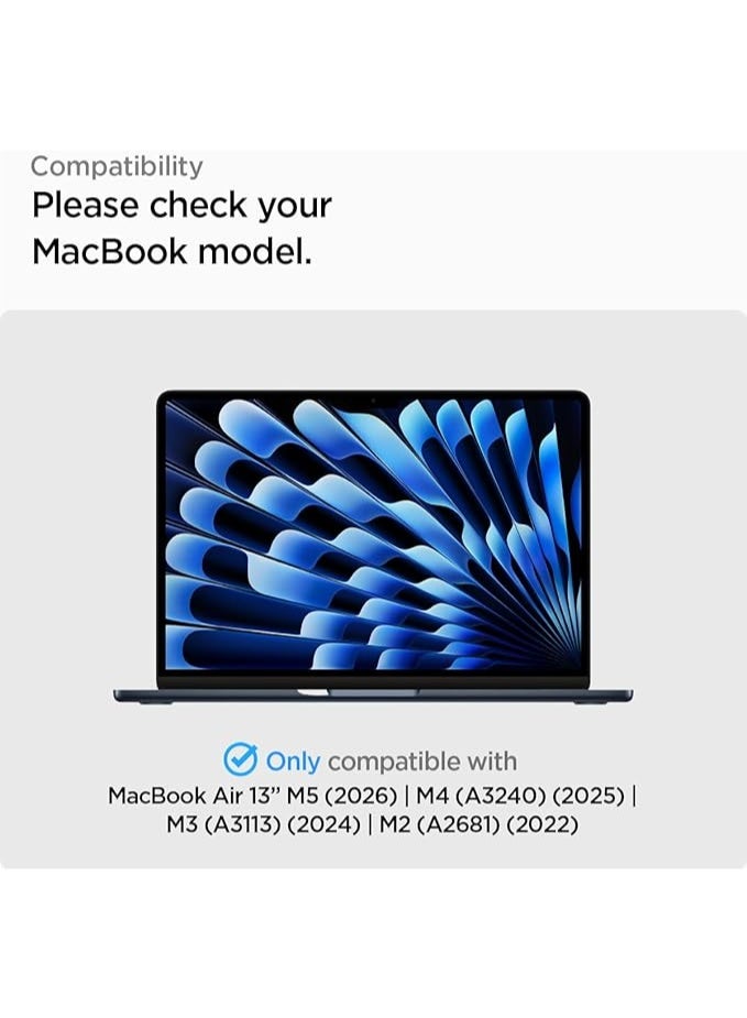 Spigen MacBook Air 13 inch Privacy Filter Screen Protector Film [SafeView] M5 (2026) / M4 (2025) / M3 (2024) / M2 (2023) [Snap on install / Removable] - Image 2
