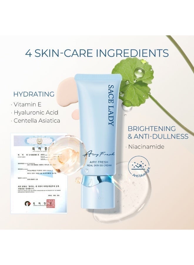 ساس ليدي كريم أساس إيري فريش ريل سكين بي بي بعامل حماية من الشمس SPF30 PA+++ – بيج دافئ N04 – تغطية طبيعية غير لامعة – 30 غرام - Image 5