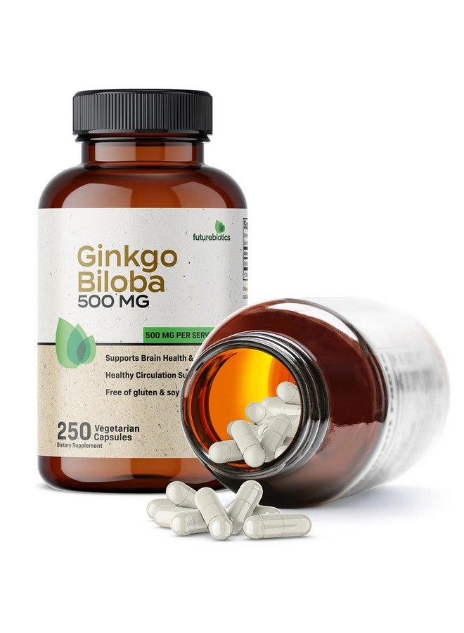 Futurebiotics Ginkgo Biloba 500Mg Extra Strength Nongmo 250 Vegetarian Capsules - Image 5