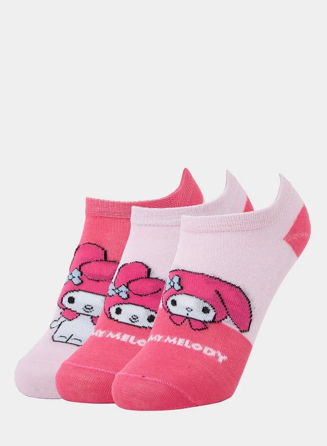 Styli Girls Set of 3 - My Melody Ankle Socks
