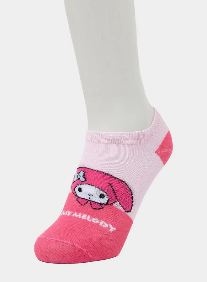 Styli Girls Set of 3 - My Melody Ankle Socks