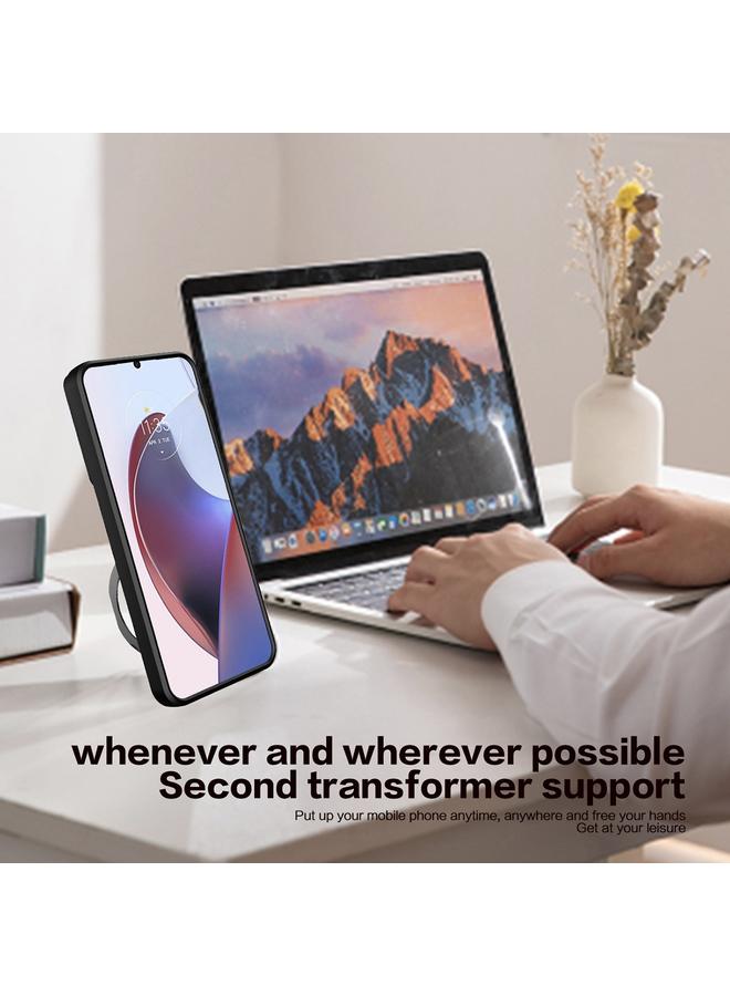 اس-توب جراب لهاتف OPPO Reno10 5G Global CD Texture Sliding Camshield حامل مغناطيسي جراب هاتف - Image 5