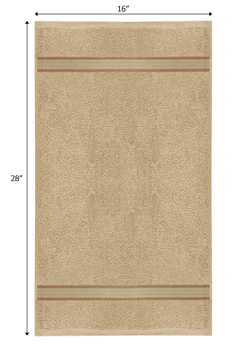 COTTON CRAFT Ultra Soft Hand Towels - 6 Pack - 16x28-100% Cotton Face Towel Set - Absorbent Quick Dry Everyday Luxury Hotel Bathroom Kitchen Spa Gym Shower Pool Camp Travel Picnic - 580 GSM - Linen - Image 2