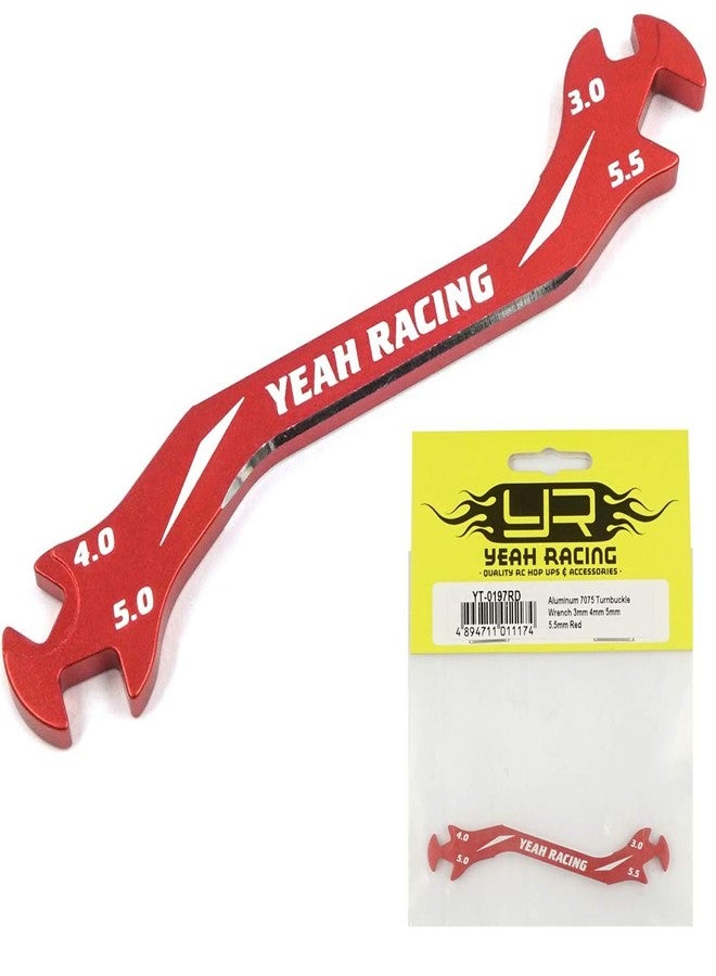 Yeah Racing Aluminum 7075 Turnbuckle Wrench 3mm 4mm 5mm 5.5mm Red / Yeah Racing / YT-0197RD - Image 1