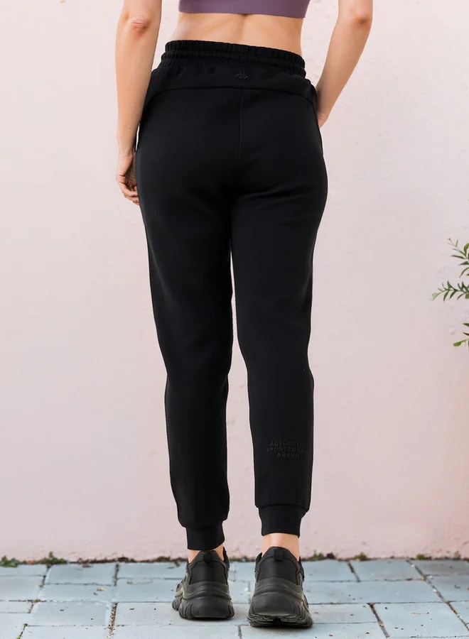 Kappa Kappa Panelled Joggers with Drawstring Closure and Pockets