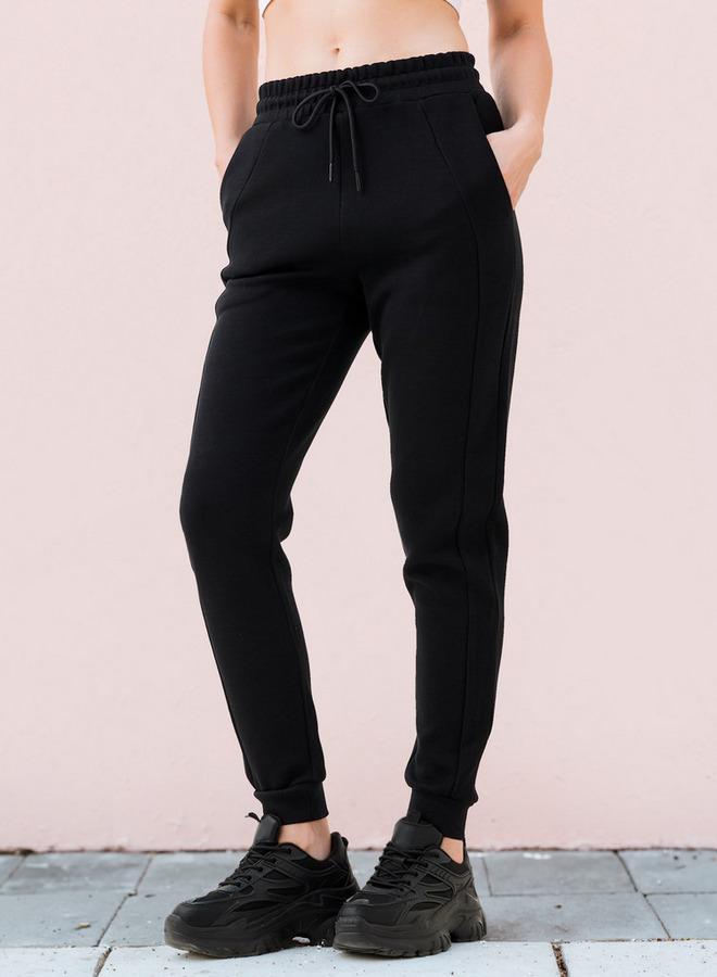 Kappa Panelled Joggers with Drawstring Closure and Pockets - Image 1