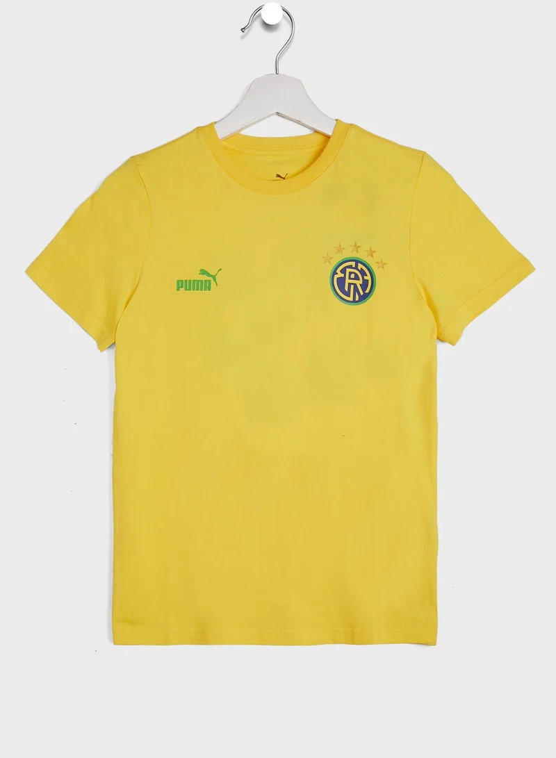 PUMA Brazil Ftblcore Fan Kids T-Shirt
