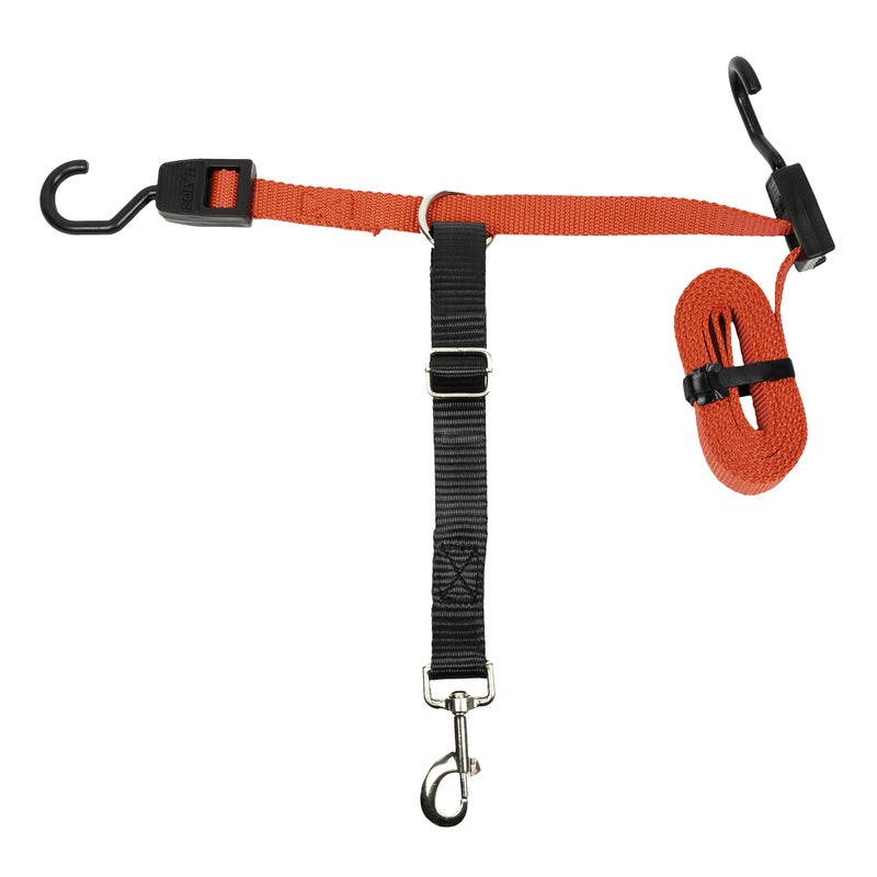 PetSafe Happy Ride Dog Zipline - Secure Backseat Mobility Dog Travel Restraint - Decreases Driver Distraction - Adjustable Strap & Quick-Release Tether Clips - Tool-Free Installation - Image 1