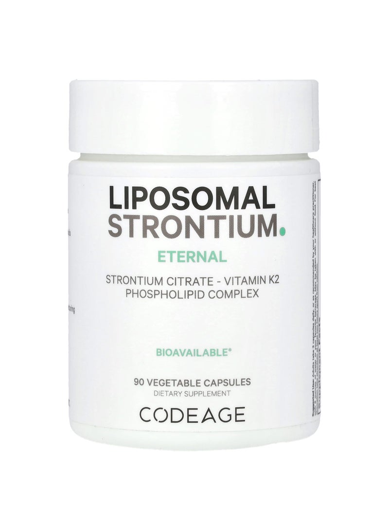 Codeage Liposomal Strontium, 90 Vegetable Capsules