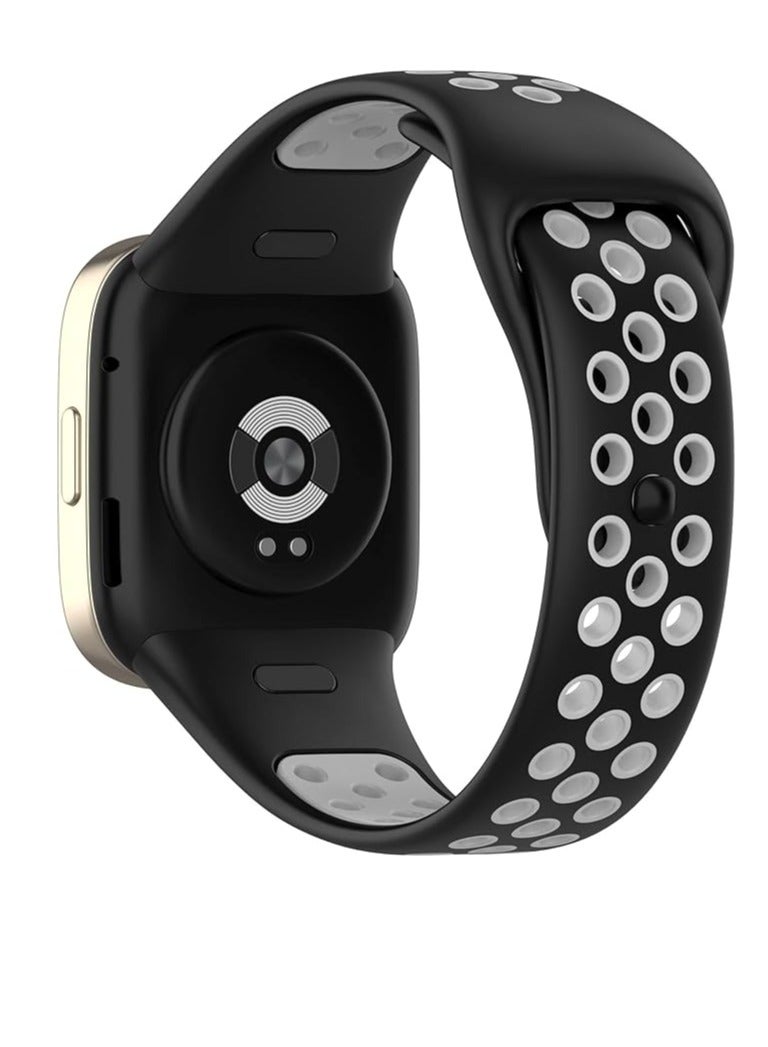 Strap For Xiaomi Redmi Watch 3 / Xiaomi Mi Watch Lite 3, [Breathable] Soft Silicone Strap, Two Tone Band, Silicone Replacement Strap - Image 2