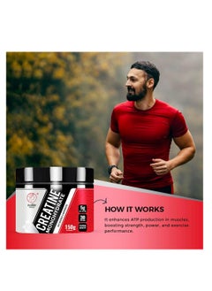 noble nature Creatine Monohydrate Powder - Micronized & Unflavoured for Muscle Building Support (60 Servings- Pack of 2)  - Image 4