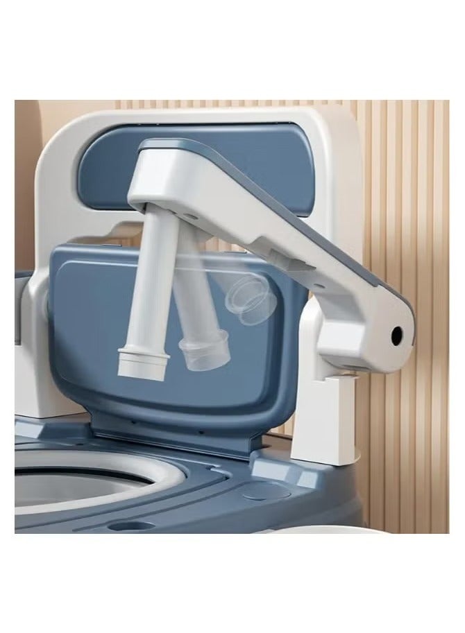 Rehabilitation Equipment Elderly Pregnant Toilet, Wheeled Urinal Chair, Detachable Portable Toilet Chair, User Toilet Aid  - Image 4